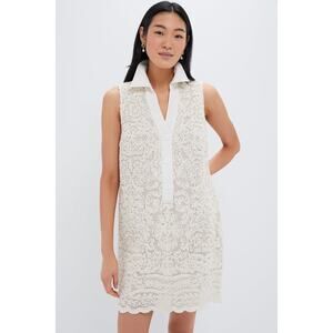 TUCKERNUCK Tan Lace Sleeveless Collier Dress Size L NWT Retail $188 Tuckernuck